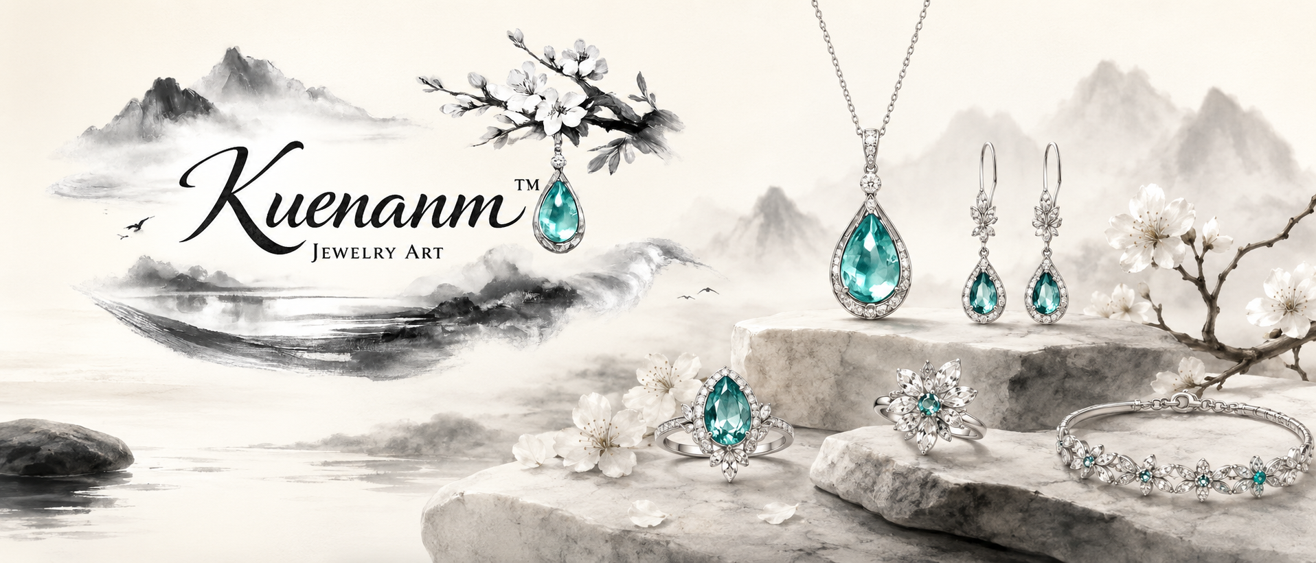 KUENANM jewelry collection hero image